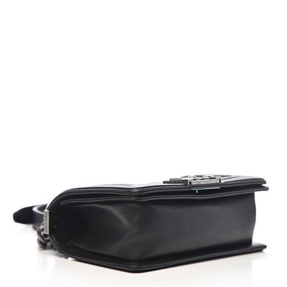 Chanel Calfskin Double Stitch Small Boy Flap Black 4 of 10