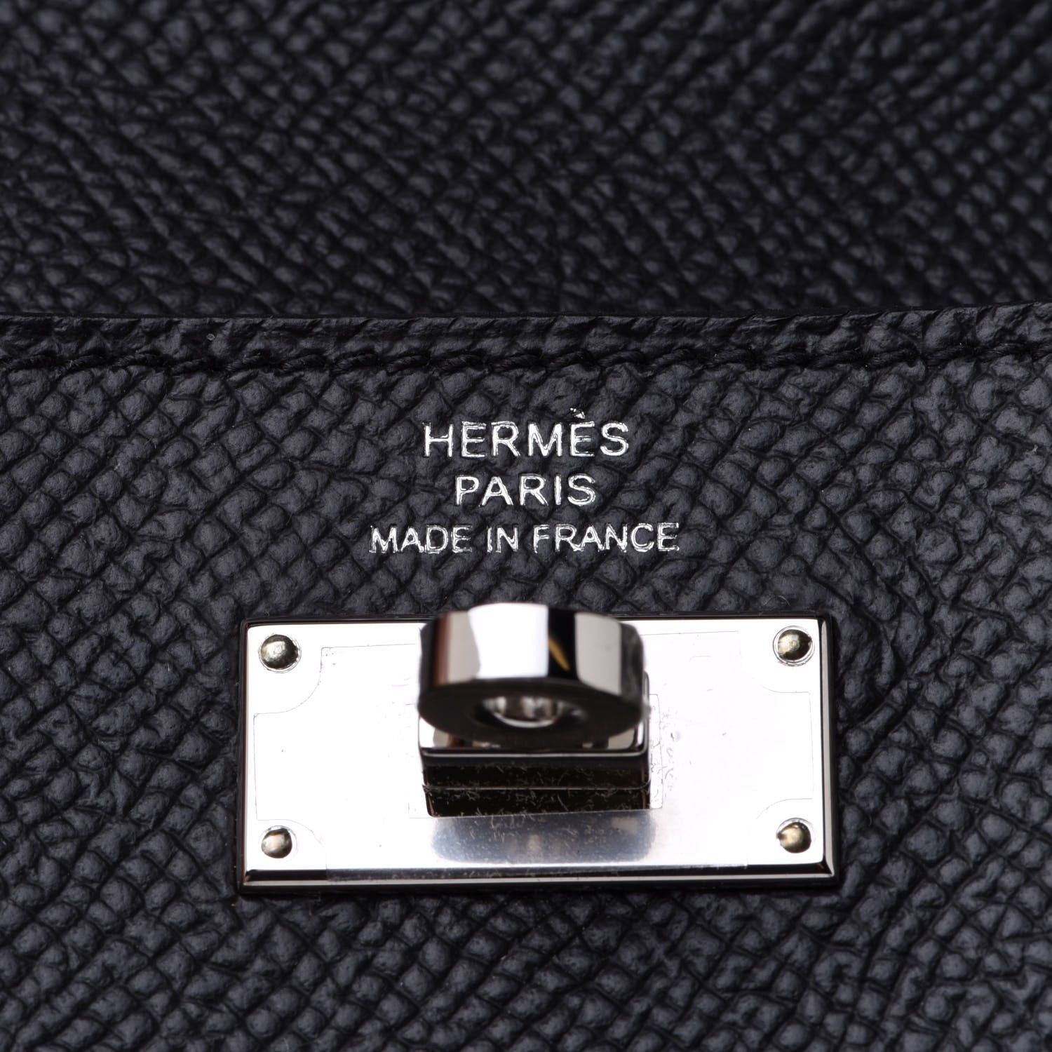 Hermes Epsom Kelly Pocket Compact Wallet Black 6 of 11