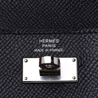 Hermes Epsom Kelly Pocket Compact Wallet Black 6 of 11