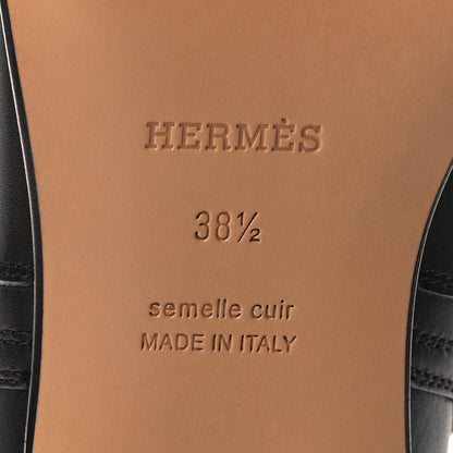 Hermes Calfskin Neo Low Boots 38.5 Black 7 of 9