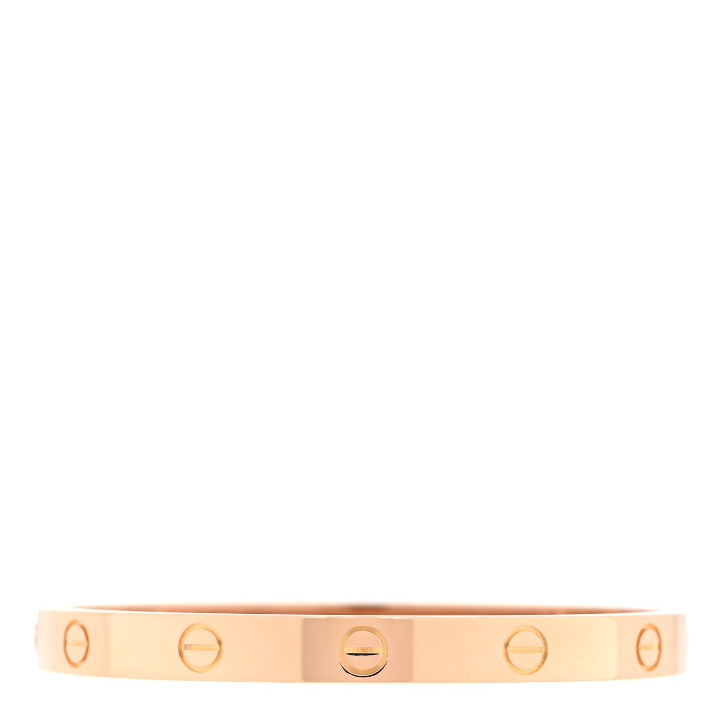 18K Pink Gold LOVE Bracelet 17