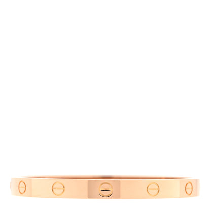 Cartier 18K Pink Gold LOVE Bracelet 17 1 of 6