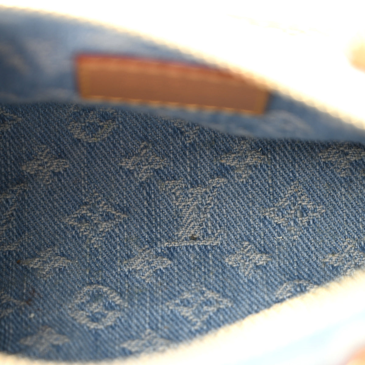 Louis Vuitton Monogram Denim Nano Speedy Sky Blue 6 of 13