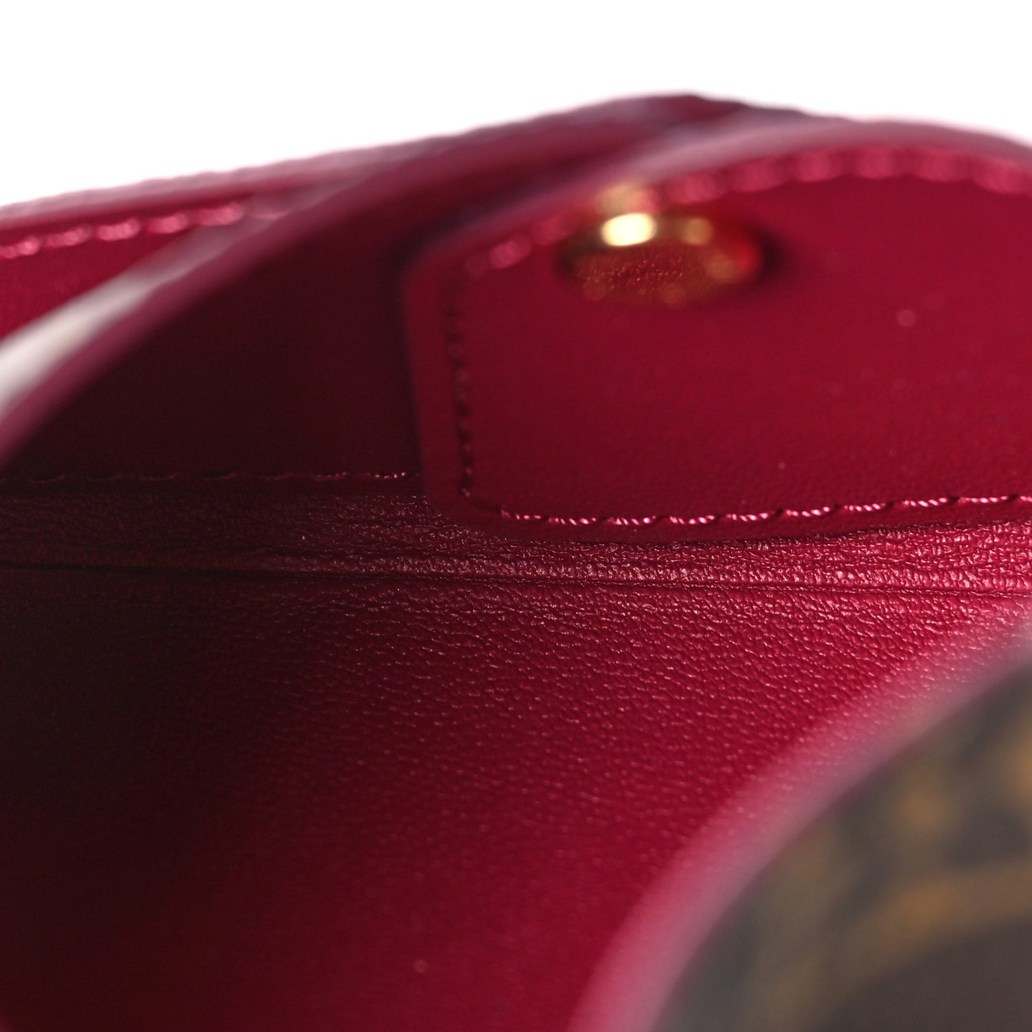 Monogram Small Kirigami Pochette Insert Fuchsia