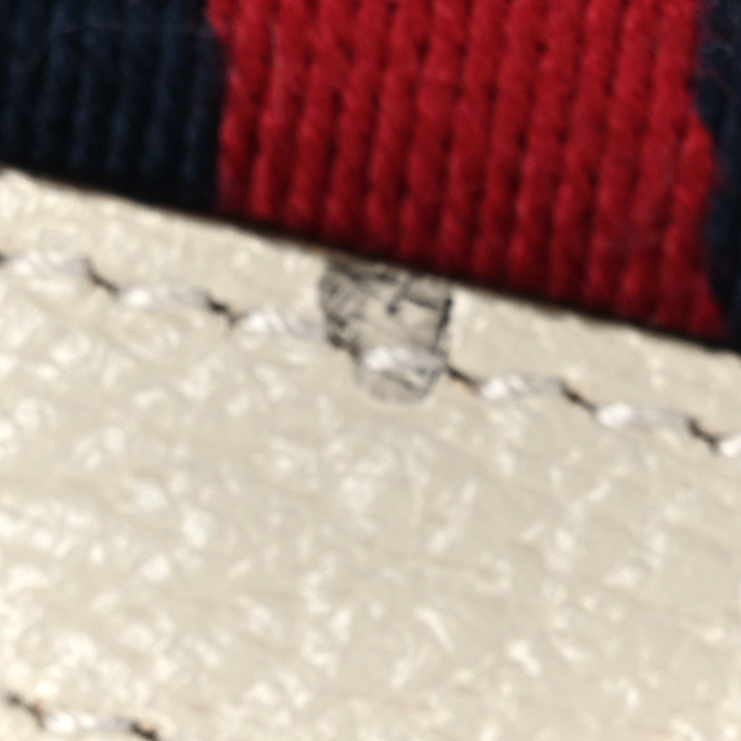 GG Supreme Monogram Textured Calfskin Web Mini Ophidia Shoulder Bag Beige Ebony Mystic White