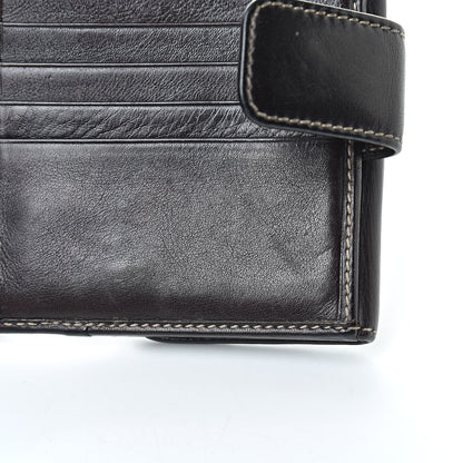 Gucci Calfskin Compact Britt Wallet Dark Brown 9 of 17