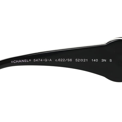 Chanel Acetate Calfskin Square Sunglasses 5474-Q-A Black 5 of 7