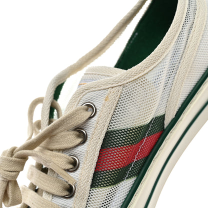 Gucci Mesh Web Womens 1977 Tennis Sneakers 36 Great White Mystic White 8 of 10