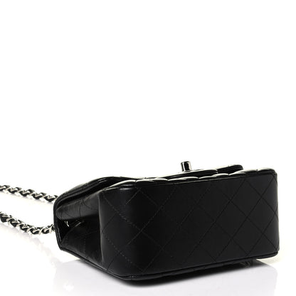Chanel Lambskin Quilted Mini Square Flap Black 3 of 6
