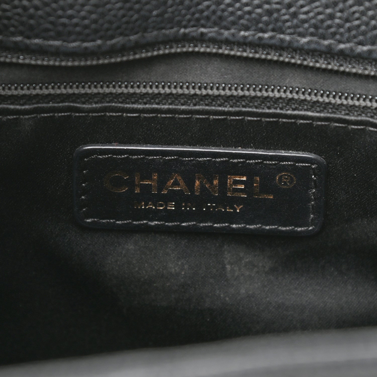 Chanel Caviar Quilted Grand Shopping Tote GST Black 6 of 8