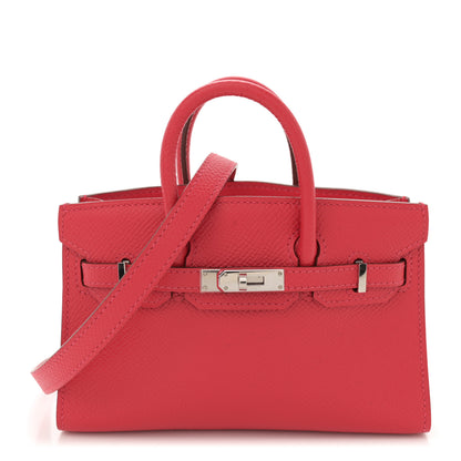 Hermes Epsom Micro Birkin 15 Bougainvillea 1 of 10