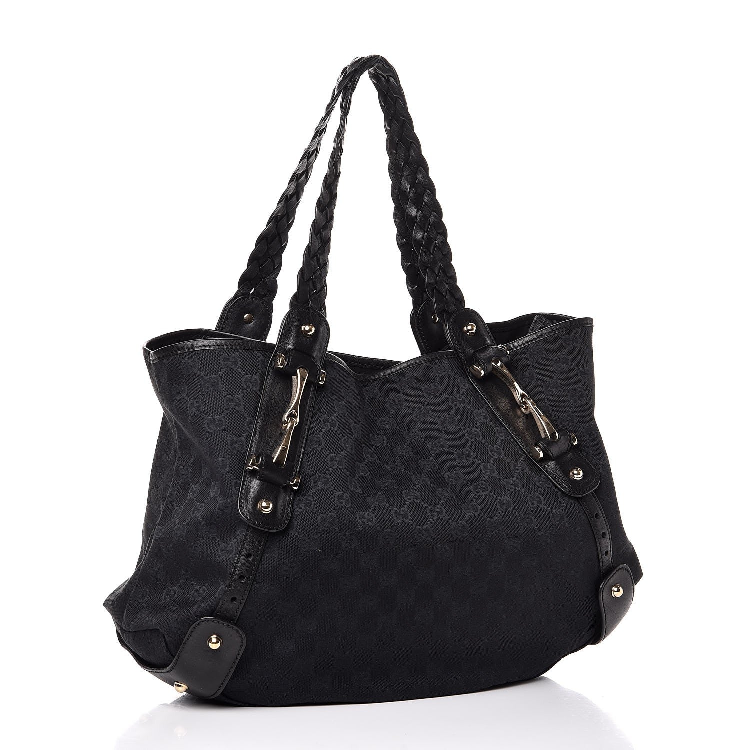 Gucci Monogram Medium Pelham Shoulder Bag Black 3 of 8