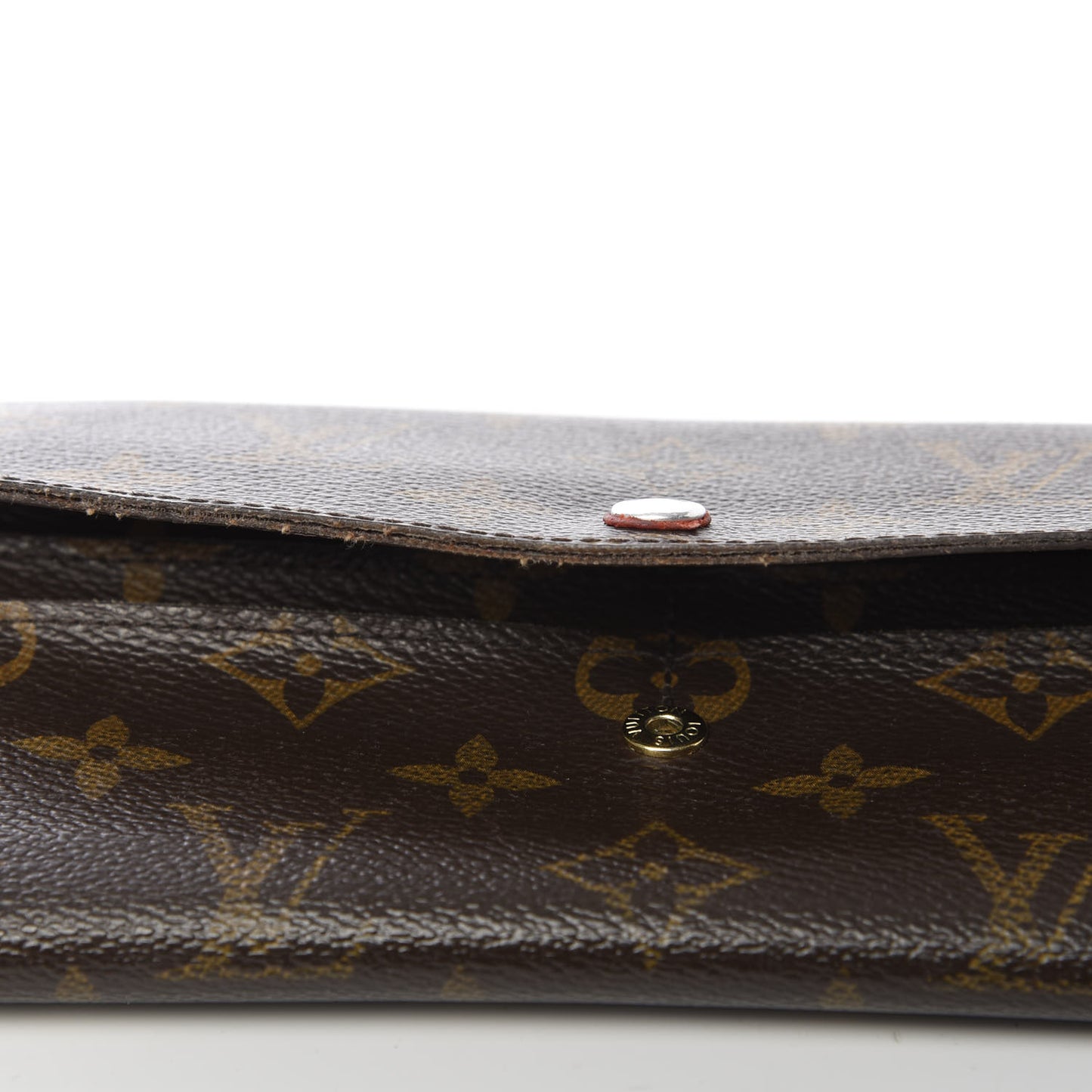 Monogram Emilie Wallet Red