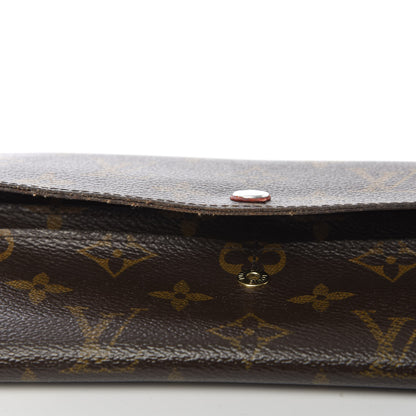 Louis Vuitton Monogram Emilie Wallet Red 7 of 17