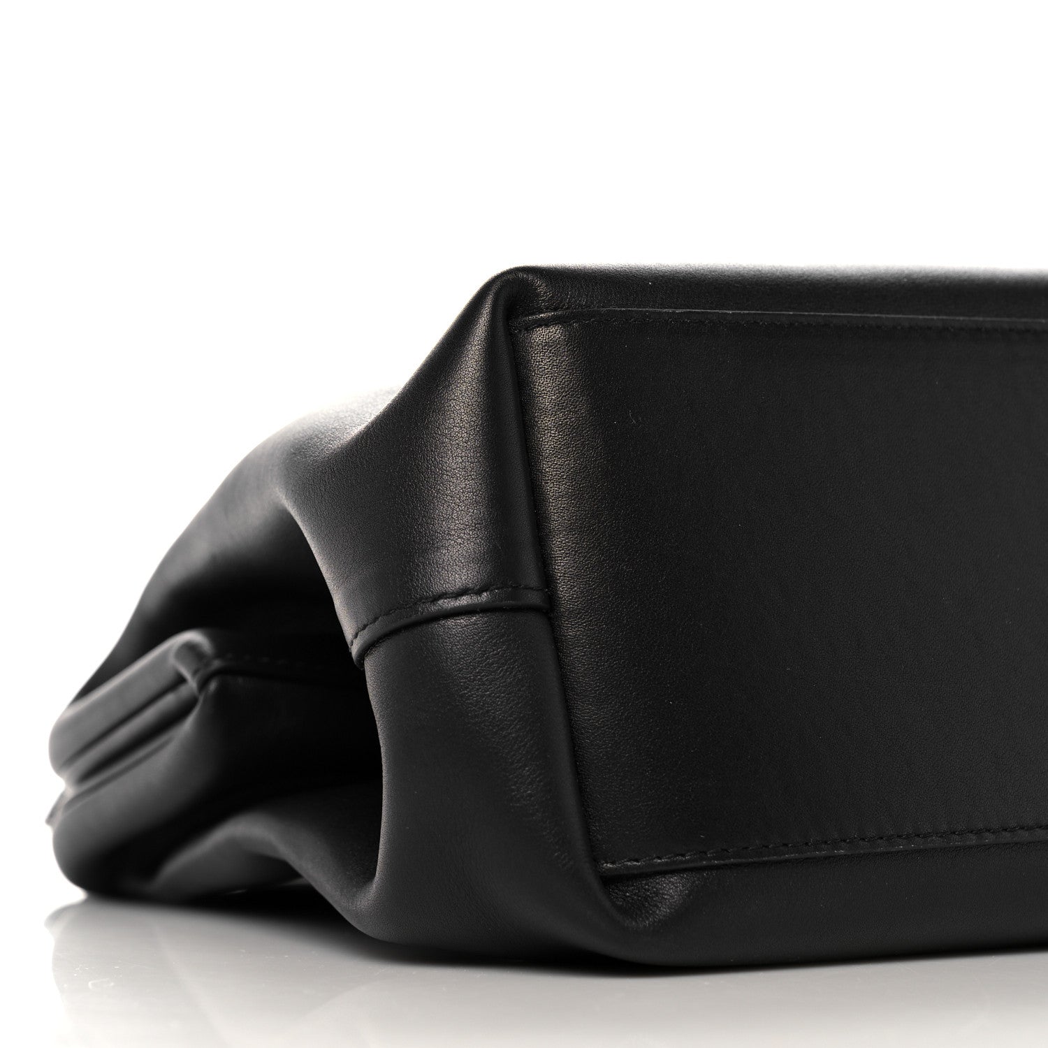 Bottega Veneta Calfskin Large The Point Triangle Bag Black 6 of 7