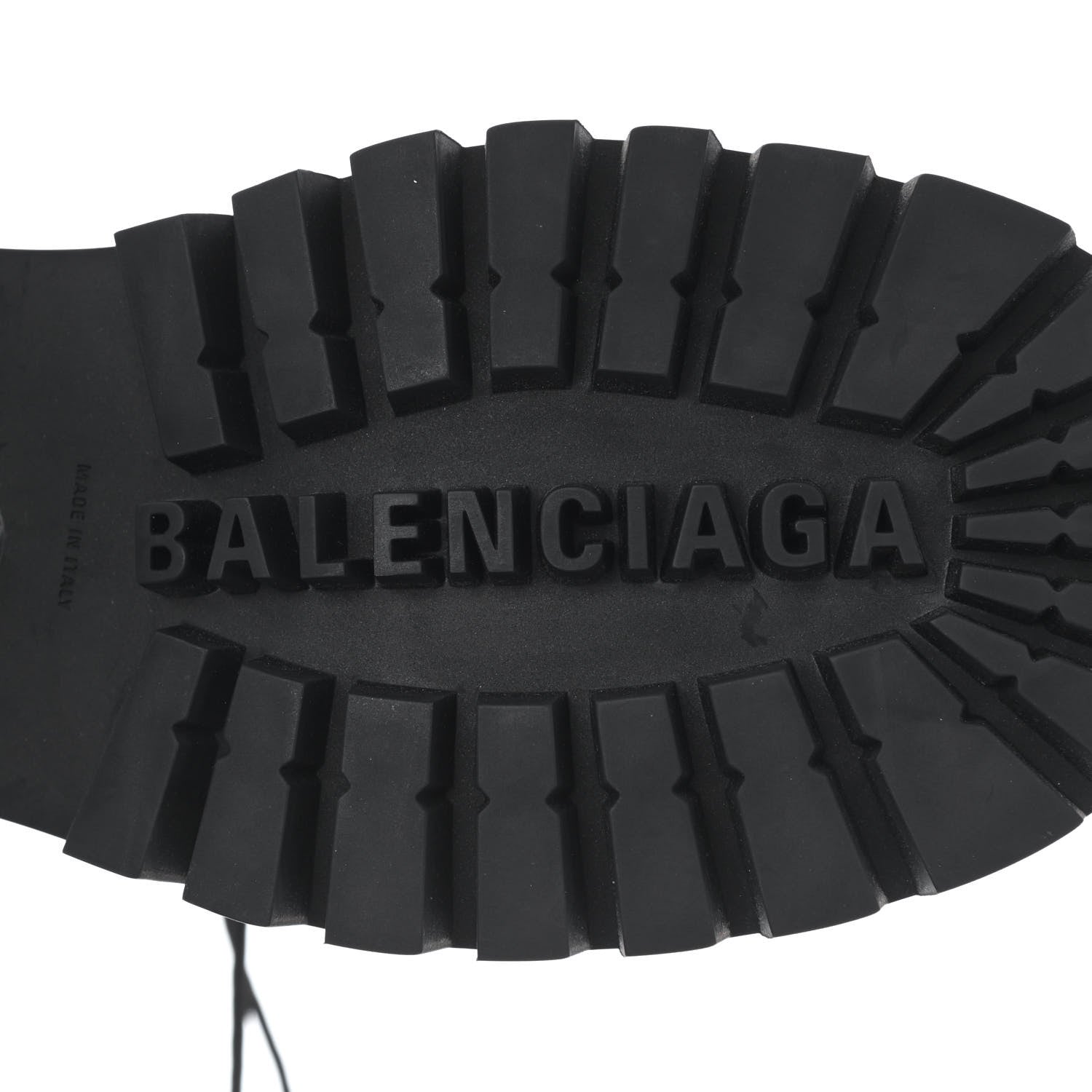 Balenciaga Calfskin Womens Strike 20mm Lace Up Boots 38 Black 9 of 12