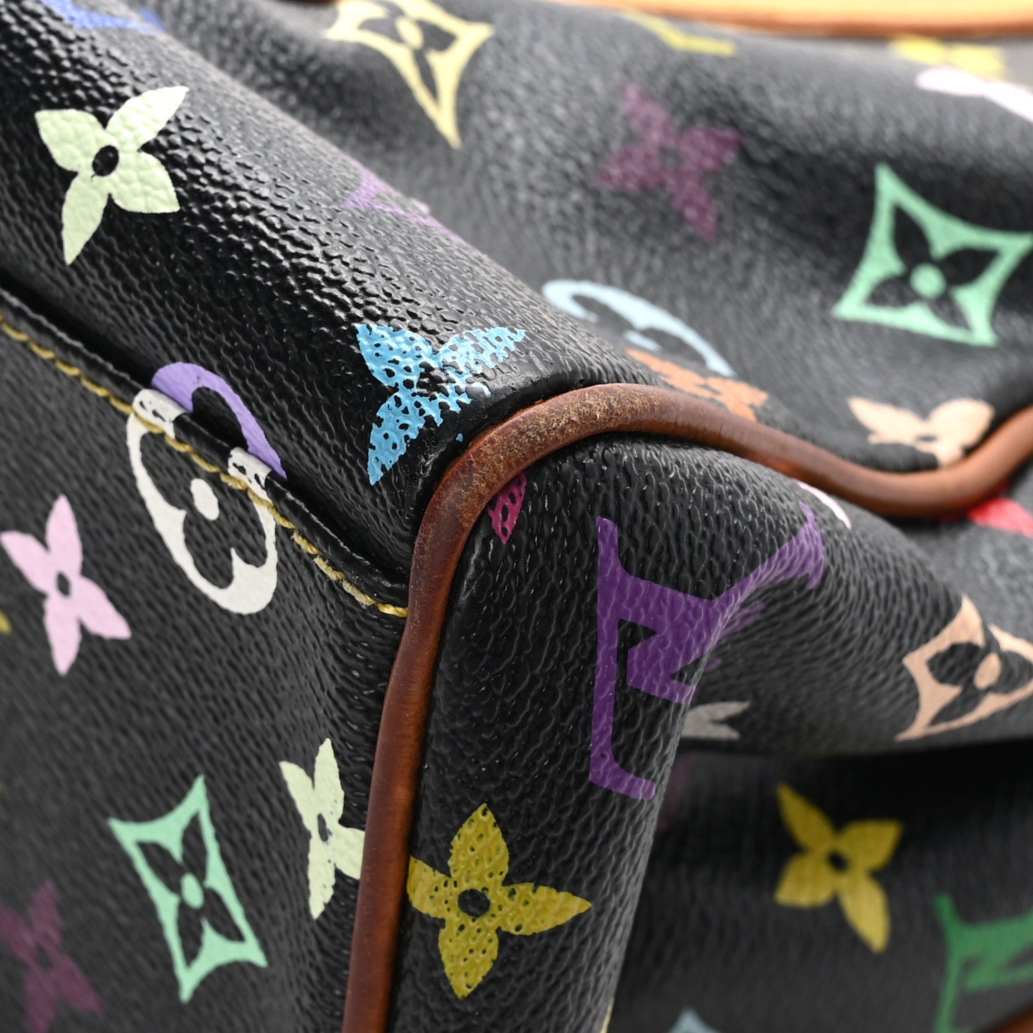 Louis Vuitton Monogram Multicolor Aurelia MM Black 10 of 14