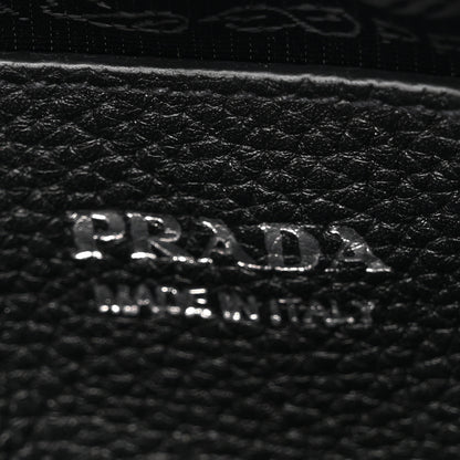 Prada Vitello Daino Soft Camera Crossbody Black 7 of 12