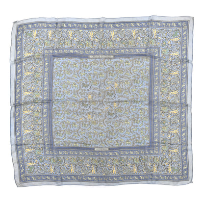 Hermes Silk Mousseline Chasse En Inde Scarf 90 1 of 4