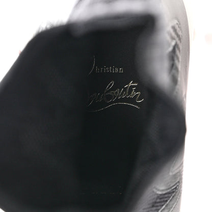Christian Louboutin Knit Mesh Sharky Sock Sneakers 38.5 Black 6 of 8