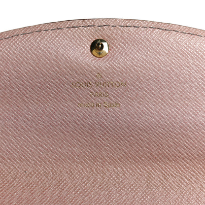 Louis Vuitton Damier Ebene Caissa Wallet Rose Ballerine 6 of 11