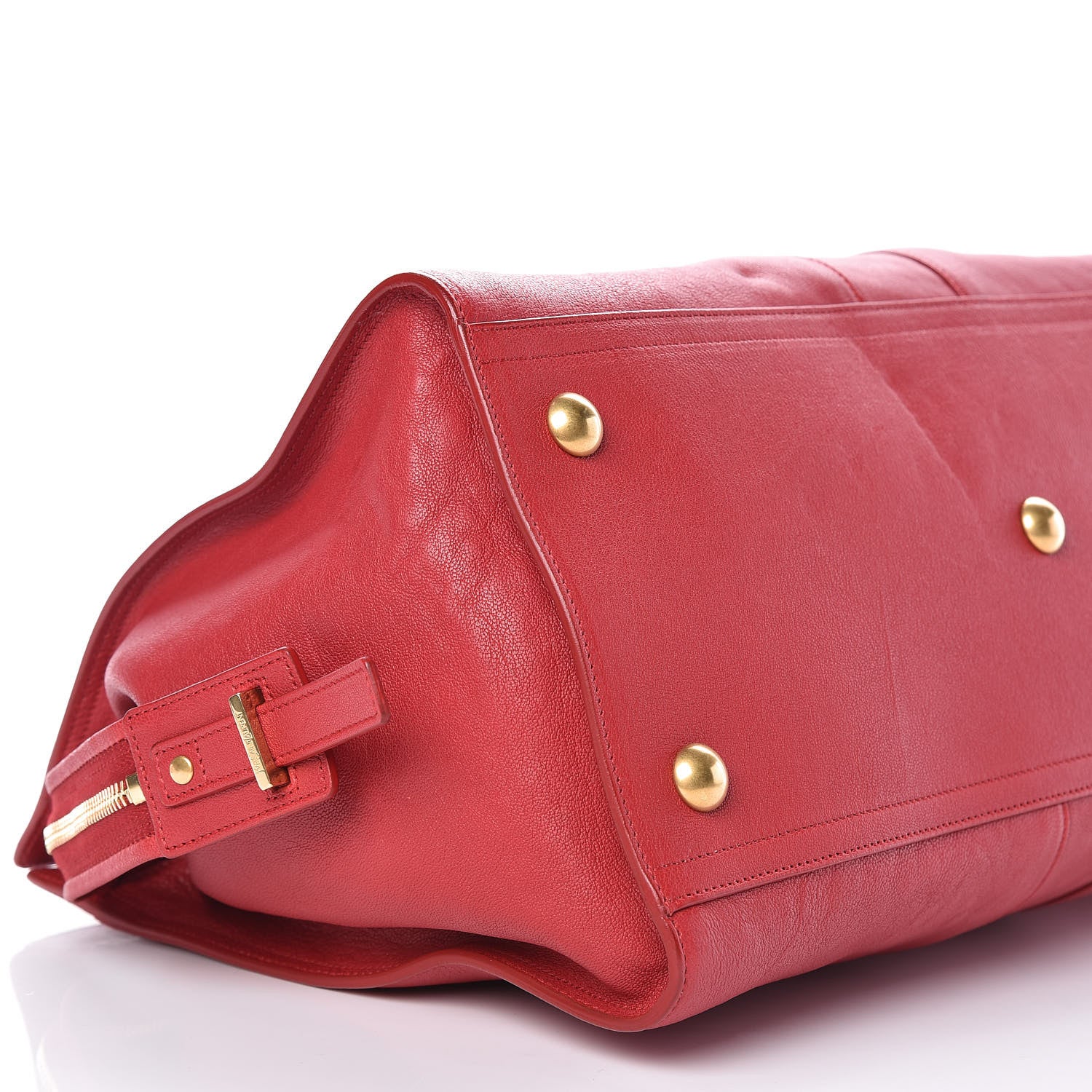 Saint Laurent Sheepskin Medium Cabas ChYc Rouge Orient 5 of 9