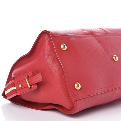 Saint Laurent Sheepskin Medium Cabas ChYc Rouge Orient 5 of 9