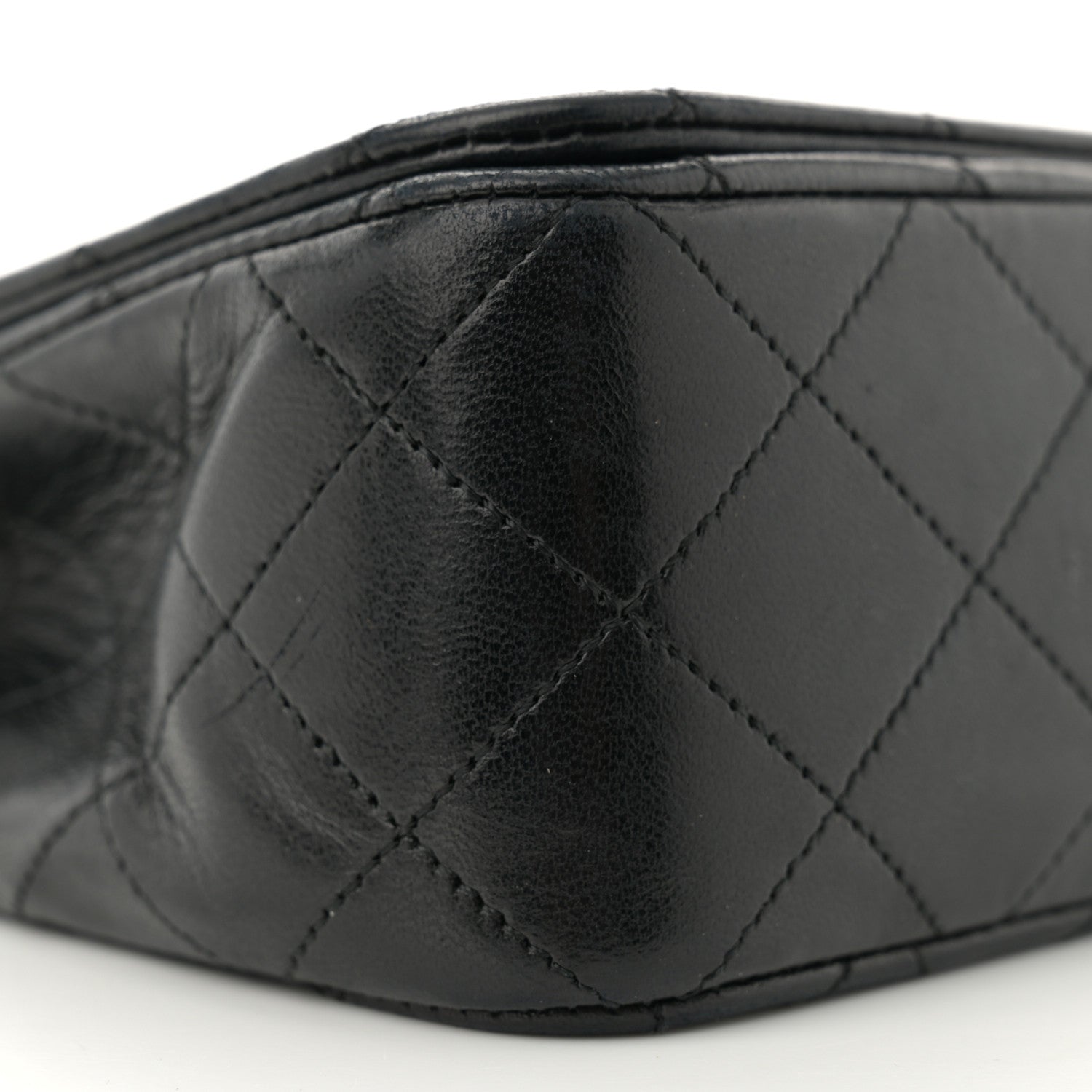 Chanel Lambskin Quilted Small Single Flap Black 9 of 14