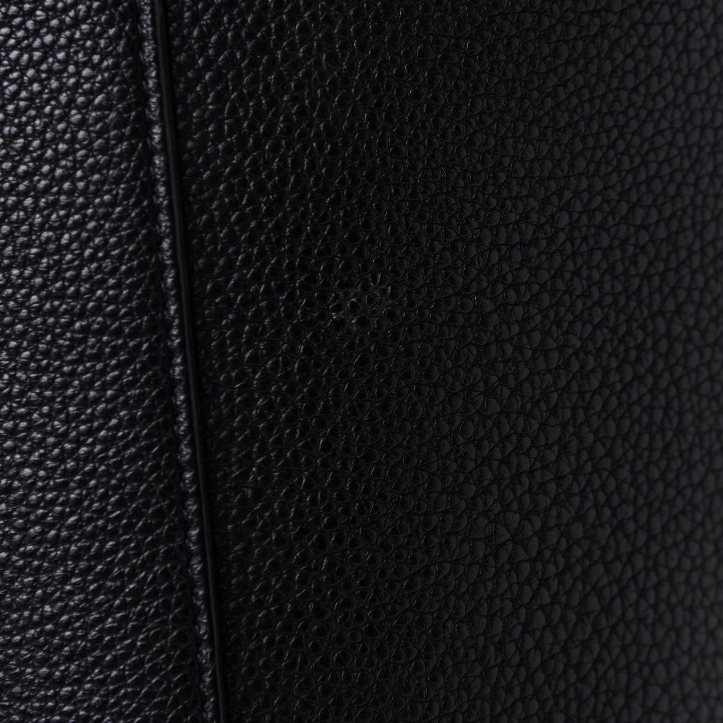Soft Grained Calfskin Sangle Bucket Bag Black