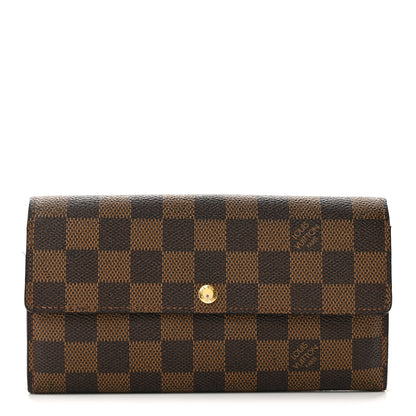 Louis Vuitton Damier Ebene Sarah Wallet 1 of 11