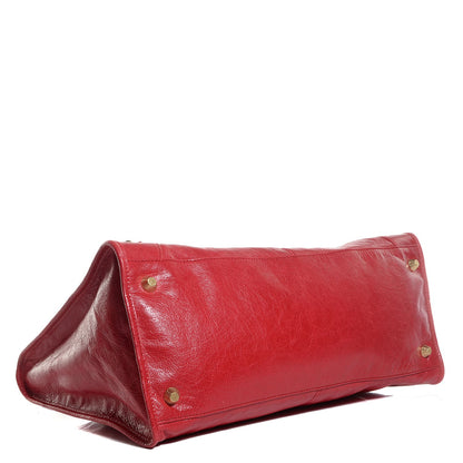 Balenciaga Agneau Giant 12 Gold Hardware Work Rouge Cardinal 4 of 11