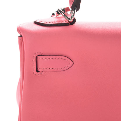Hermes Swift Kelly Retourne 25 Rose Azalee 13 of 38