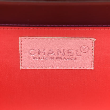 Chanel Patent Chocolate Bar Baguette Red 6 of 12