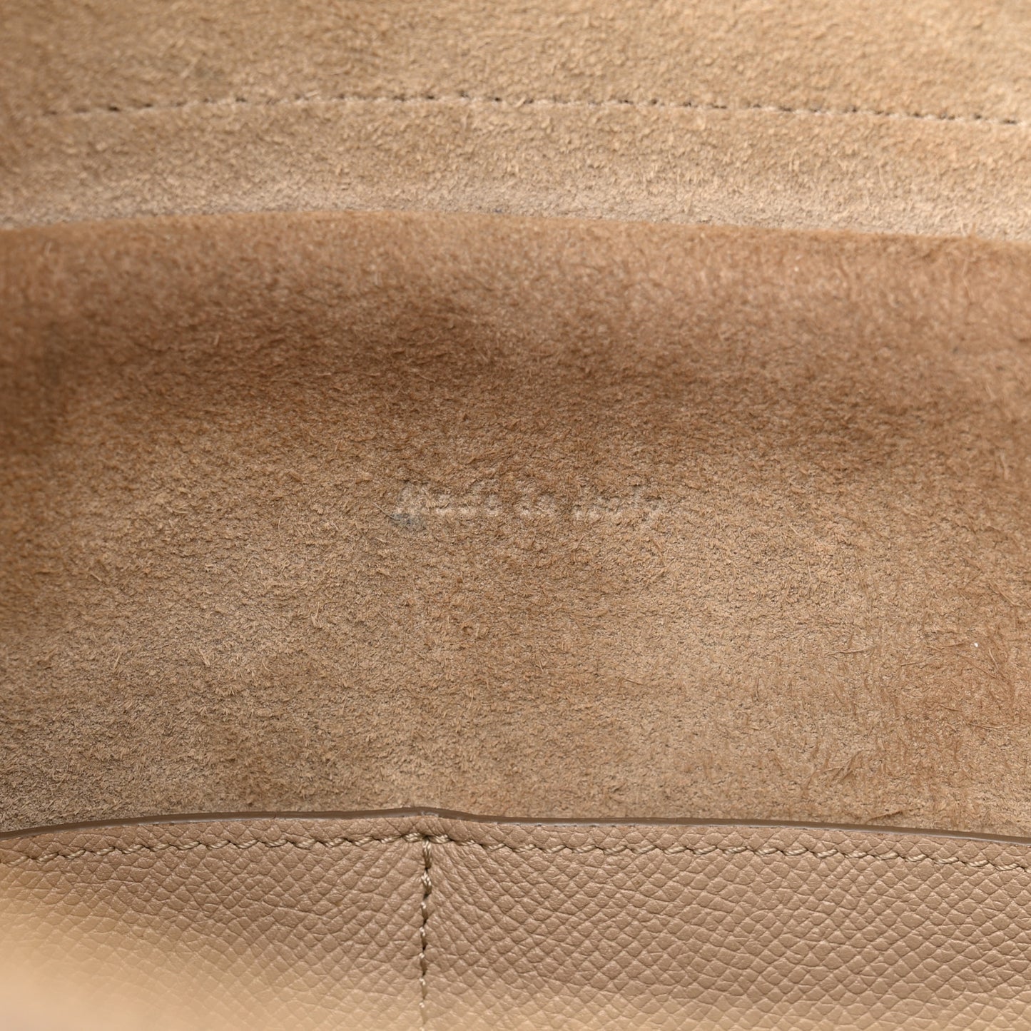 Grained Calfskin Mini Belt Bag Light Taupe