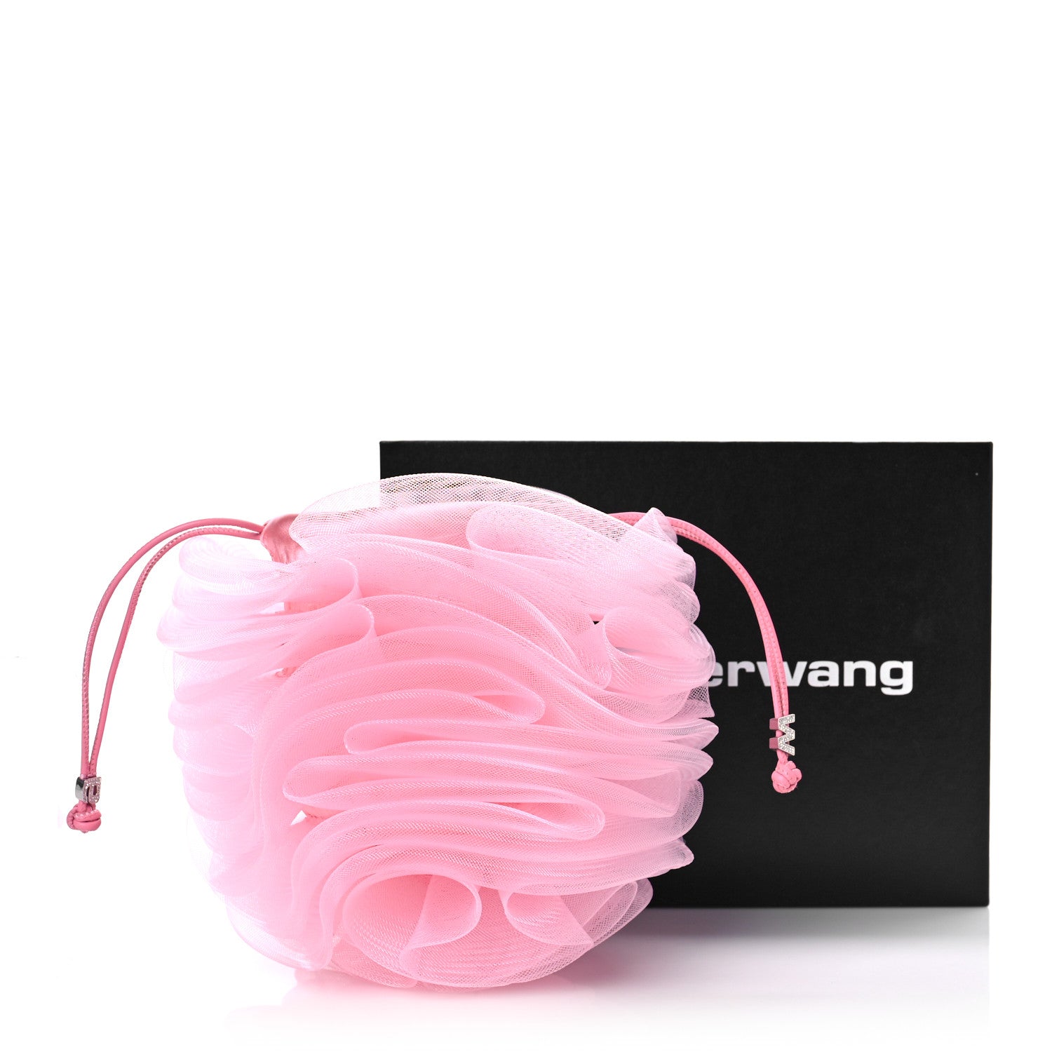 Alexander Wang Tulle Mesh Pom Bag Cradle Pink 10 of 10