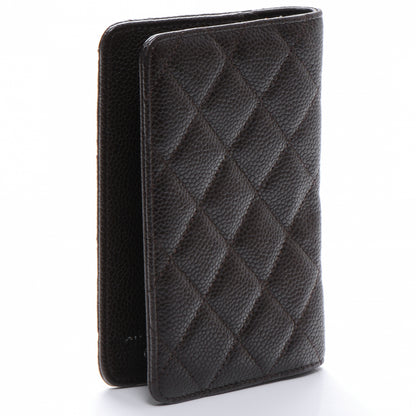 Chanel Caviar Quilted CC Agenda Cover Brown 3 of 7