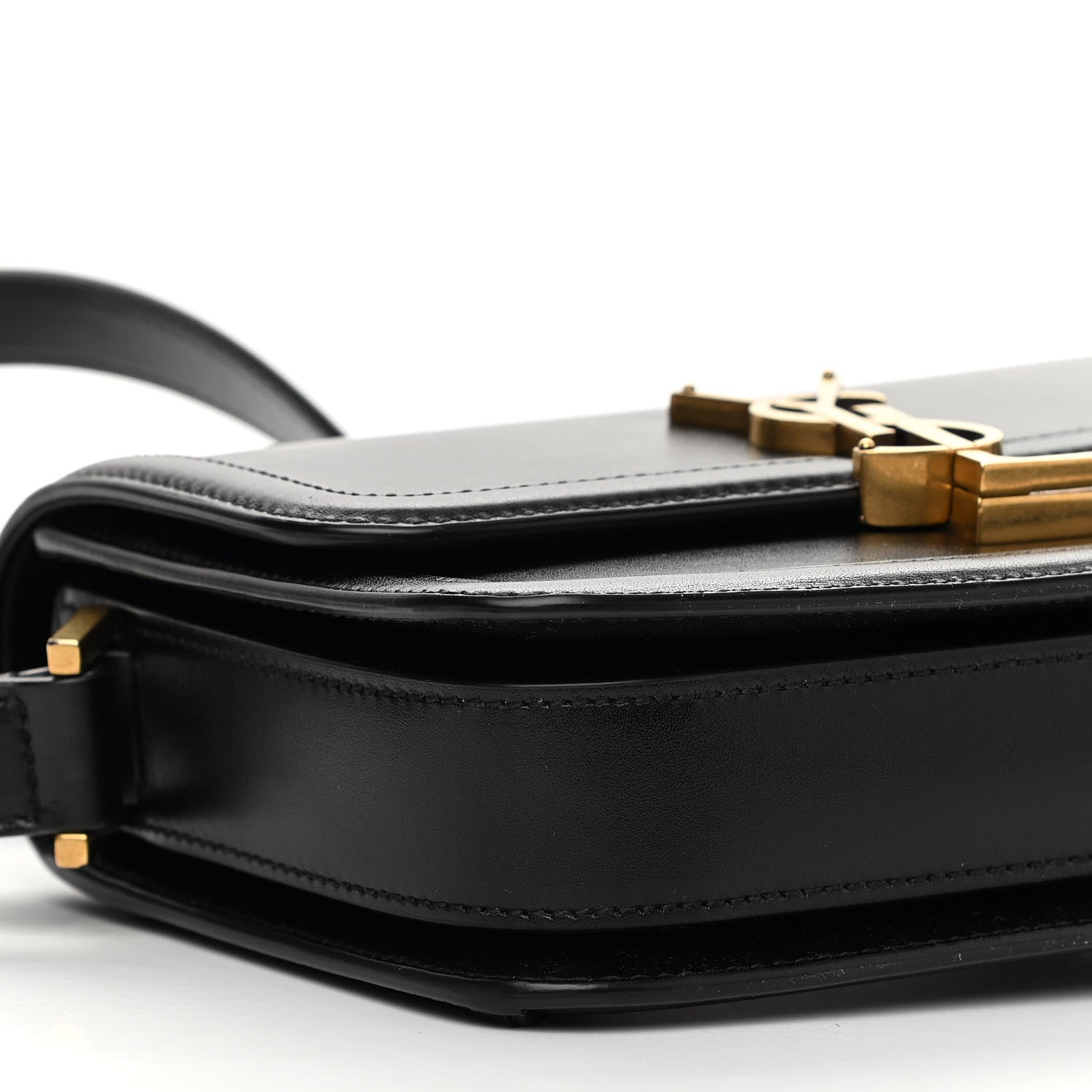 Saint Laurent Smooth Calfskin Small Solferino Satchel Black 8 of 10