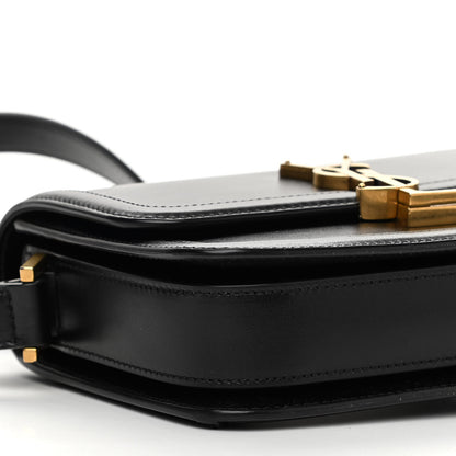 Saint Laurent Smooth Calfskin Small Solferino Satchel Black 8 of 10
