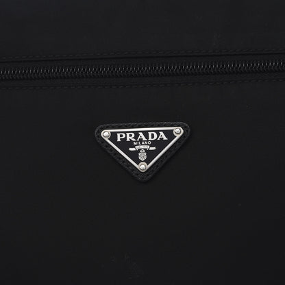 Prada Nylon Vela Flat Messenger Bag Black 8 of 8