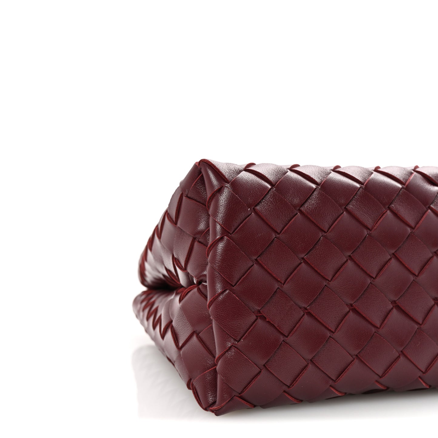 Nappa Intrecciato Small Andiamo Shoulder Bag Barolo