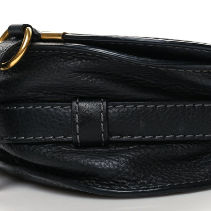 Chloe Calfskin Mini Marcie Round Crossbody Bag Black 9 of 10