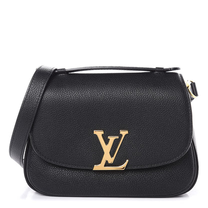 Louis Vuitton Grained Calfskin Vivienne NM Black 1 of 10