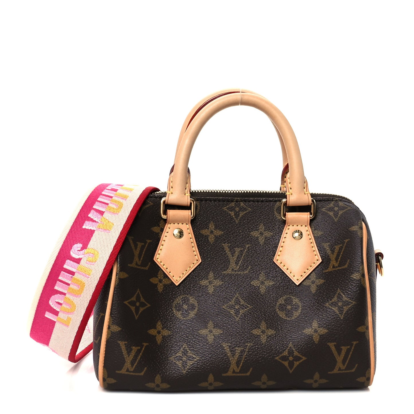 Monogram Speedy Bandouliere 20 Fuchsia