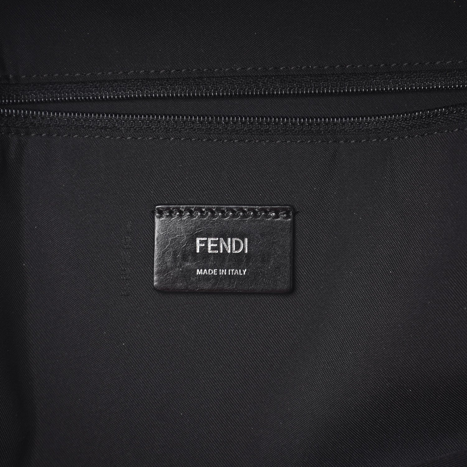 Fendi Nylon Vitello Elite Flamingo Granite Lightning Monster Eyes Backpack Multicolor Lavagna 5 of 9
