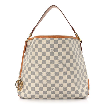 Louis Vuitton Damier Azur Delightful PM Rose Ballerine 1 of 8