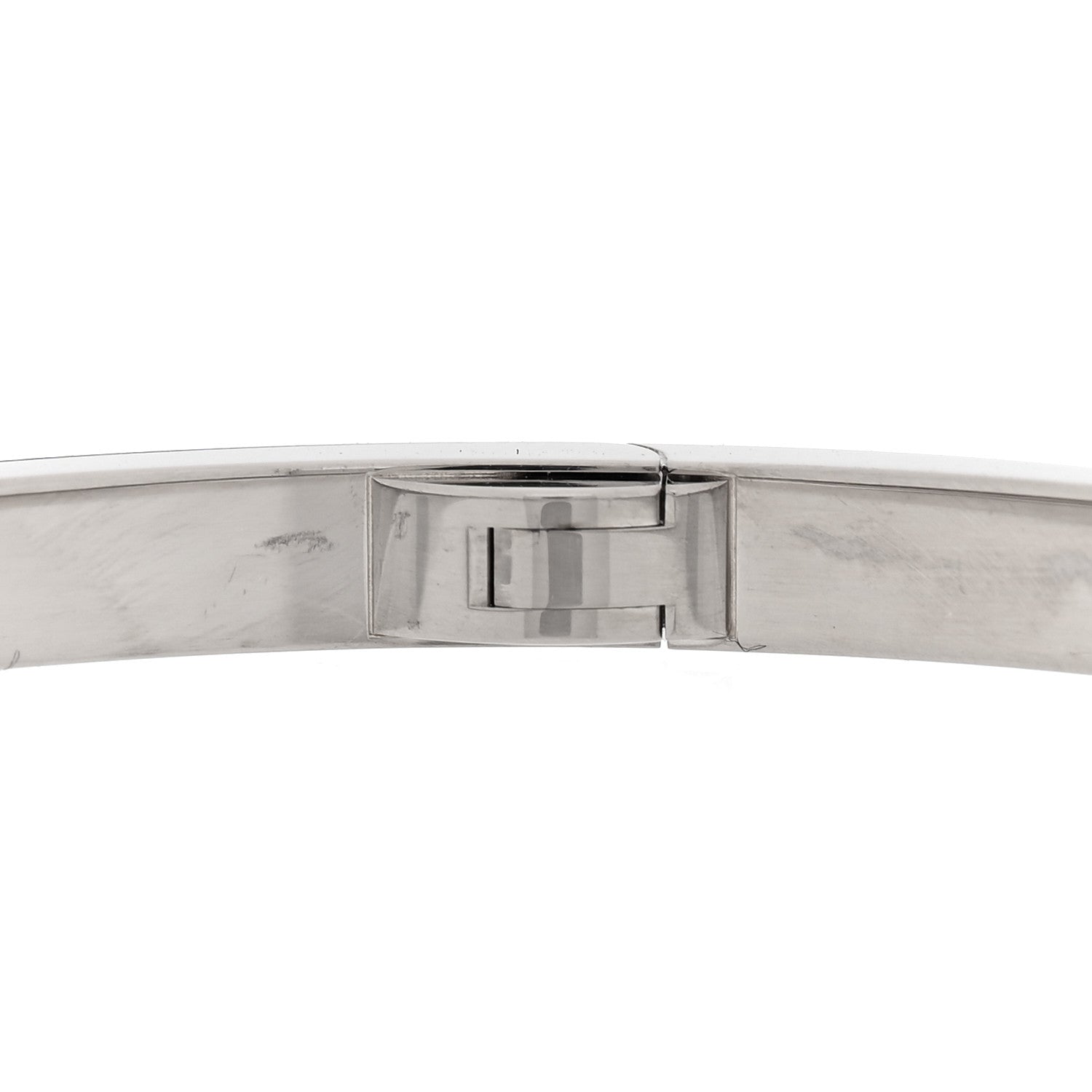 Cartier 18K White Gold Small LOVE Bracelet 18 5 of 7