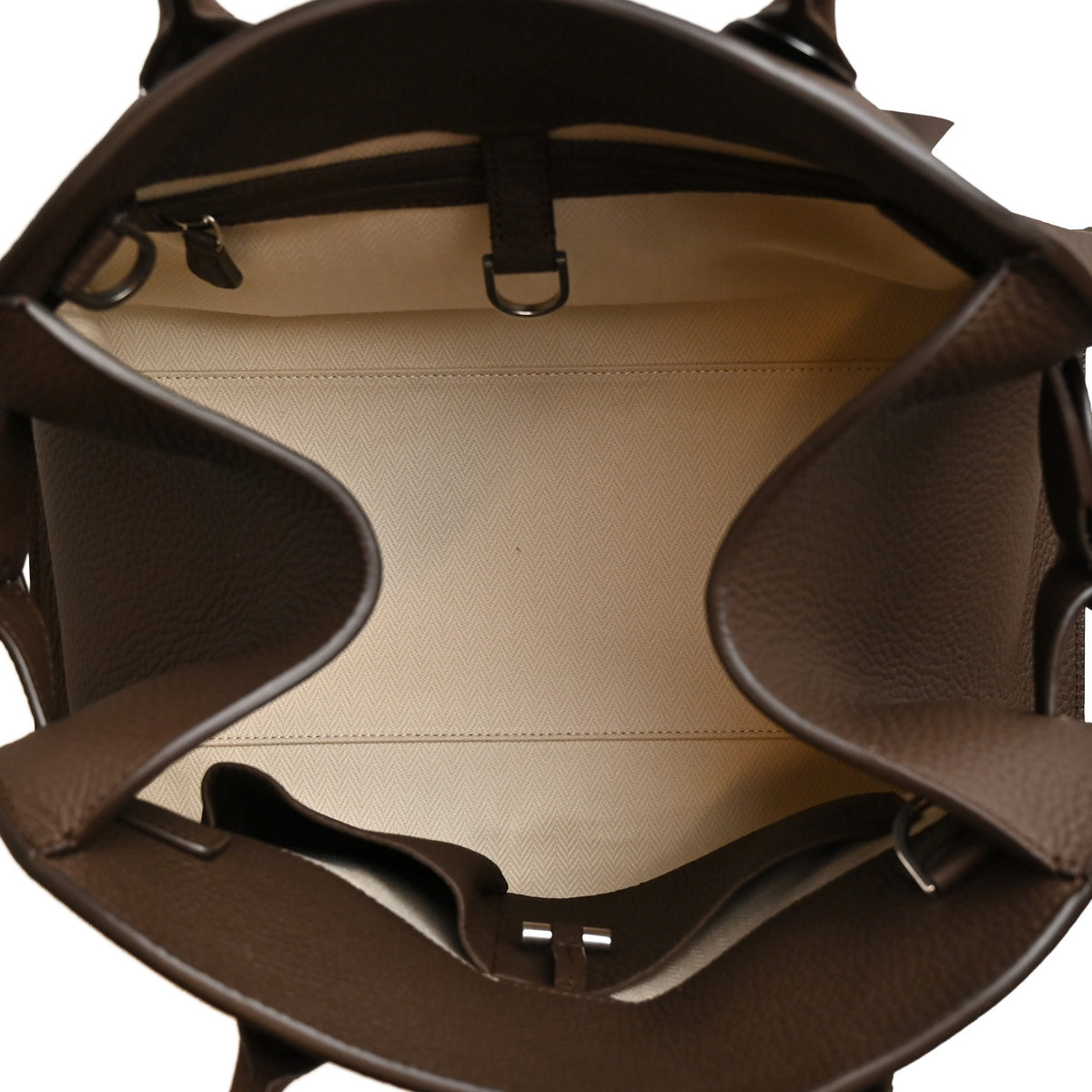 The Row Matte Grained Calfskin Soft Margaux 12 Deep Brown 5 of 9