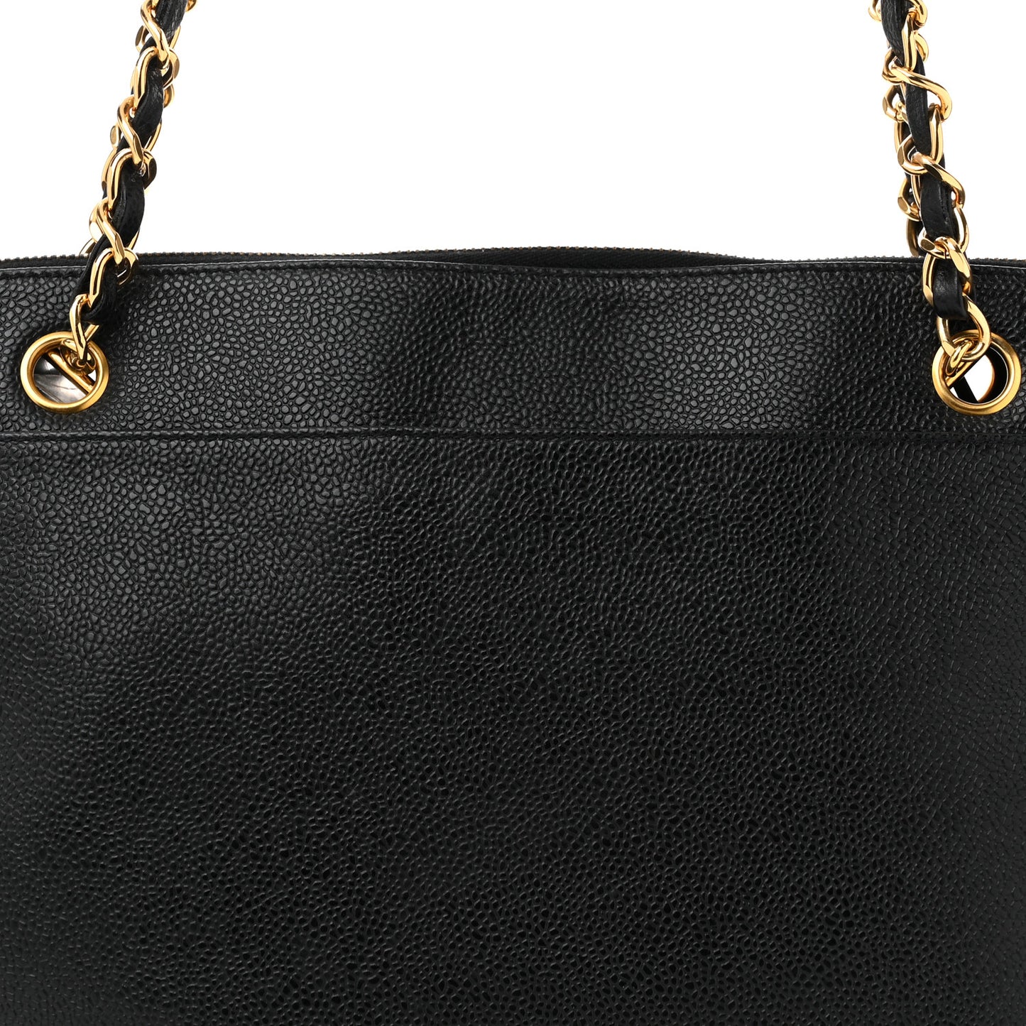 Caviar CC Shoulder Bag Black