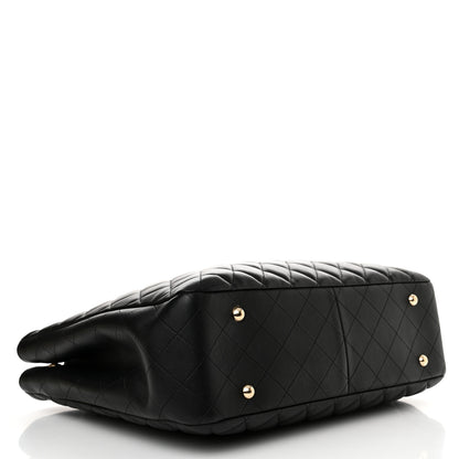 Chanel Calfskin Quilted Timeless Tote Black 4 of 11