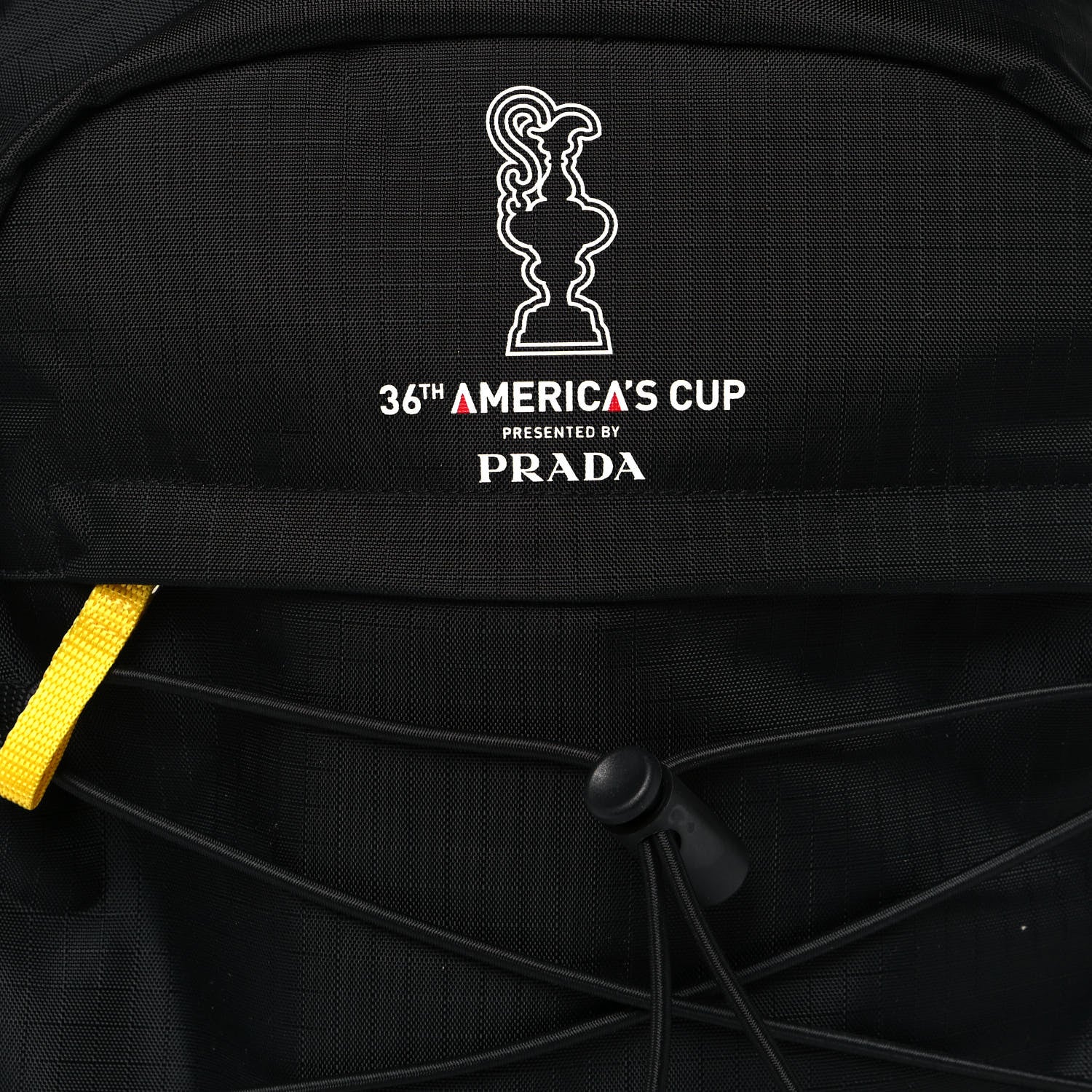 Prada Tessuto Nylon 36th Americas Cup Backpack Black 11 of 12
